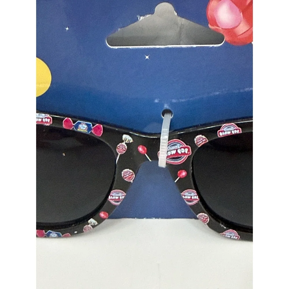 Charms Blow Pop Kids Sunglasses Black Novelty Candy Print‎ Ages 3+ UV Protection